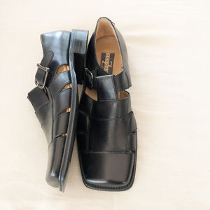Sandals mens new size 7.5M Zengara leather buckle